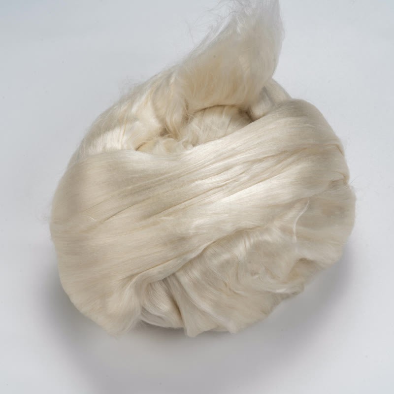 China Spun Silk Fiber China Spun Silk Fiber