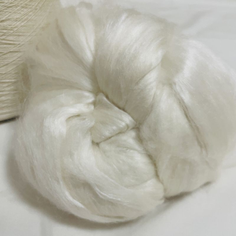 Spun Silk Fiber